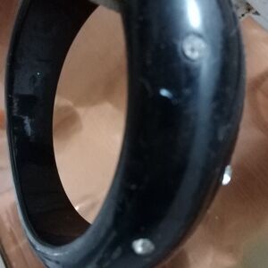 Black Rhinestone Bracelet Ladies Missing Some Stones